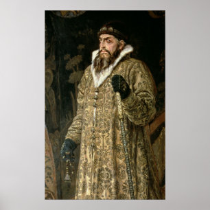 TsarIvan dropp Vasilyevich "den ruskiga" 1897en Poster