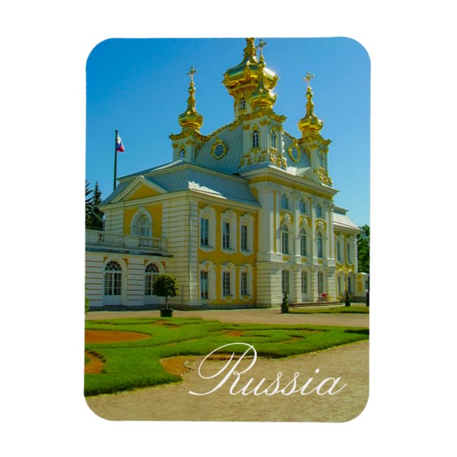 Tsarskoye Selo Pushkin Cathrine Palace Ryssland Magnet (Vertikal)