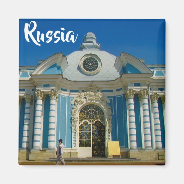 Tsarskoye Selo Pushkin Cathrine Palace Ryssland Magnet (Framsidan)
