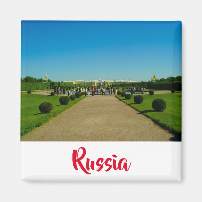 Tsarskoye Selo Pushkin Cathrine Palace Ryssland Magnet (Framsidan)