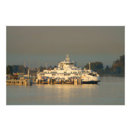 Tsawwassen Ferry at Dusk Fototryck