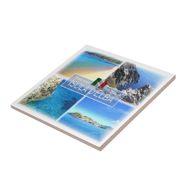 TSC017 ELBA, Mosaic, Toskana Kakelplatta (Sidan)