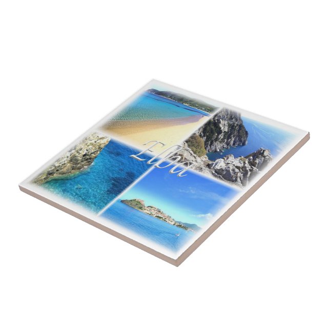 TSC023 ELBA ISLAND, Mosaic, Toskana Kakelplatta (Sidan)