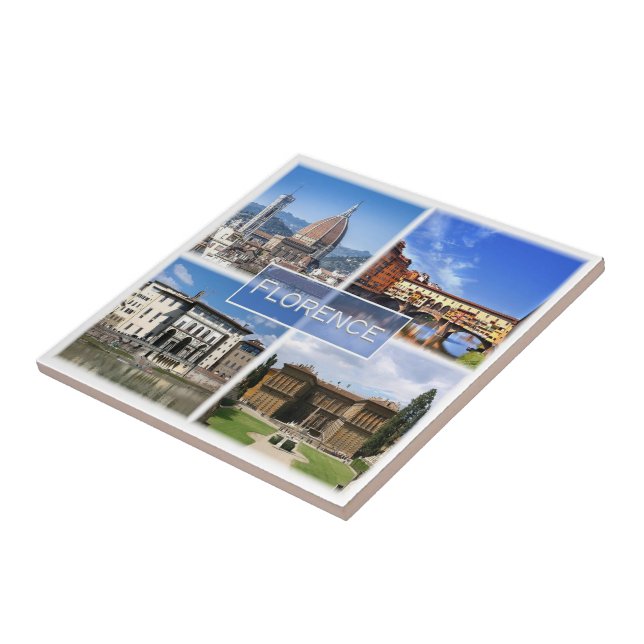 TSC031 FLORENCE, Mosaic, Toskana Kakelplatta (Sidan)