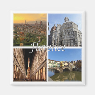 TSC033 FLORENCE - Mosaic - Toskana - Fridge Magnet