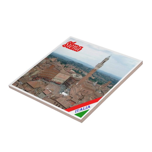 TSC040 SIENA, Aerial View, Toskana Kakelplatta (Sidan)
