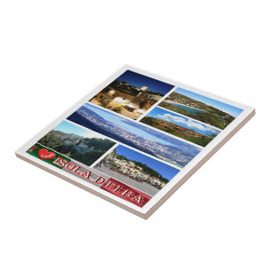 TSC065 ELBA ISLAND I Kärlek, Toscana Kakelplatta