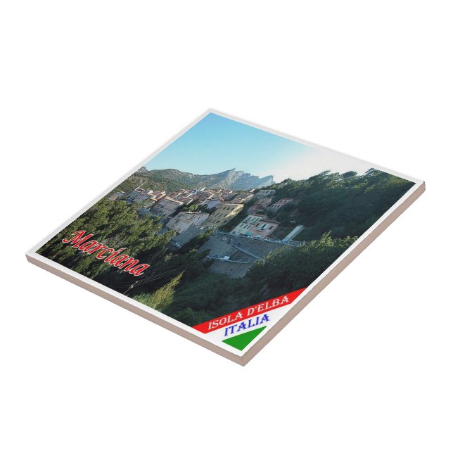 TSC080 MARCIANA, ELBA Island, Toskana Kakelplatta (Sidan)