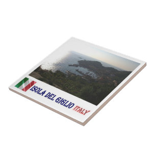 TSC119 GIGLIO ISLAND, Port, Toskana Kakelplatta