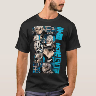 TSchengen Uzui Desing = DEMON SLAYER = Manga Panel T Shirt