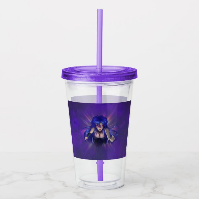 TSDS: Drottning Irana Delphi Bokomslagskonst Take Away Mugg (Framsida)