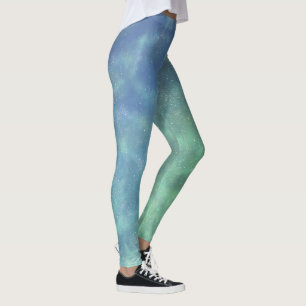TSDS: Earth och Vatten Inslag Galaxy Leggings