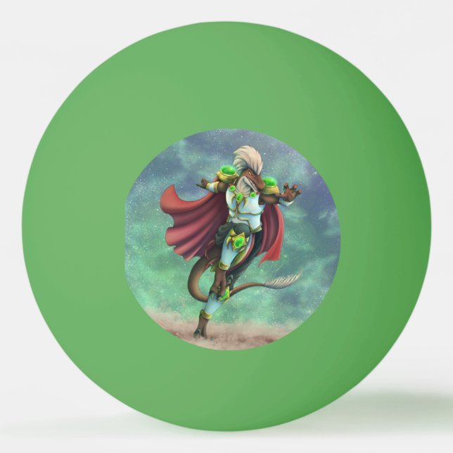 TSDS: Justin Arisdale Cover Art Solo Earth Pingisboll (Framsidan)