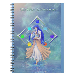 TSDS: Miral Akemi Cover Art Solo Vatten Anteckningsbok