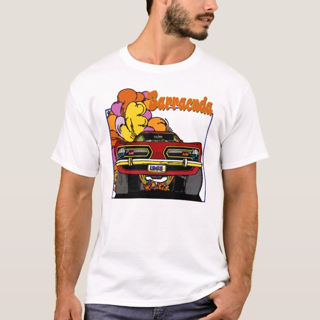 Tshirt 1968 för bil för Plymouth Tee (Framsida)
