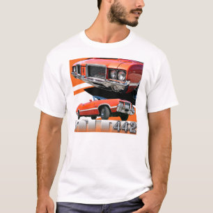 Tshirt 1970 för bil för Oldsmobile Cutlass 442 T Shirt