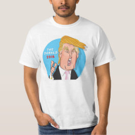 Tshirt 2016 för Donald Trump presidenttecknad Tee Shirt