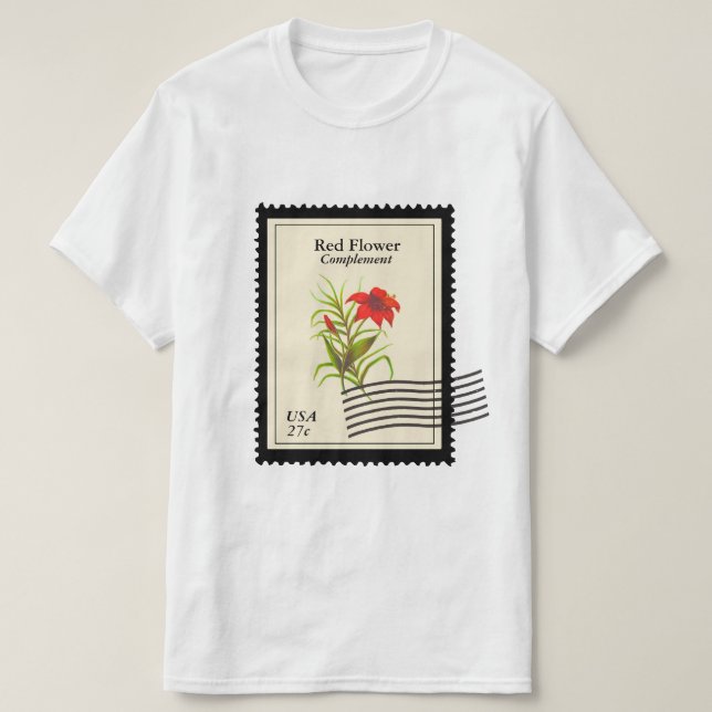 Tshirt-affisch frimärke tröja (Design framsida)