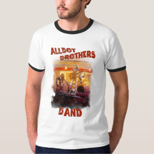 Tshirt Allbot Brothers Band/Bob's Saucer Repair T Shirt