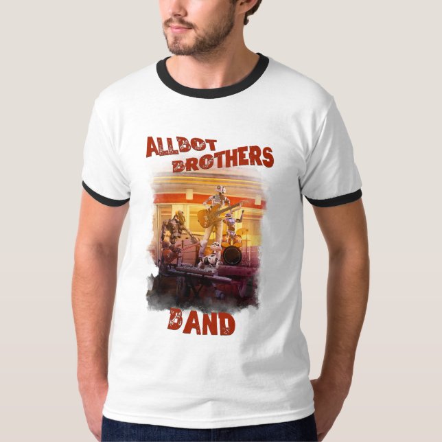 Tshirt Allbot Brothers Band/Bob's Saucer Repair T Shirt (Framsida)