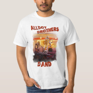 Tshirt Allbot Brothers Band/Bob's Saucer Repair T Shirt