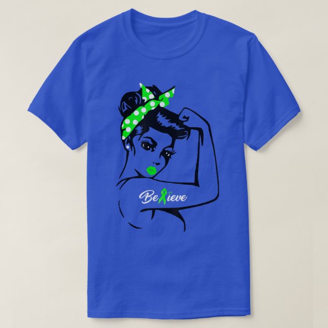 Tshirt Awareness Tshirt-stöd för mentalvårdskarriä T Shirt (Design framsida)