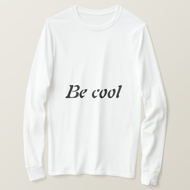 Tshirt be coola t shirt (Design framsida)