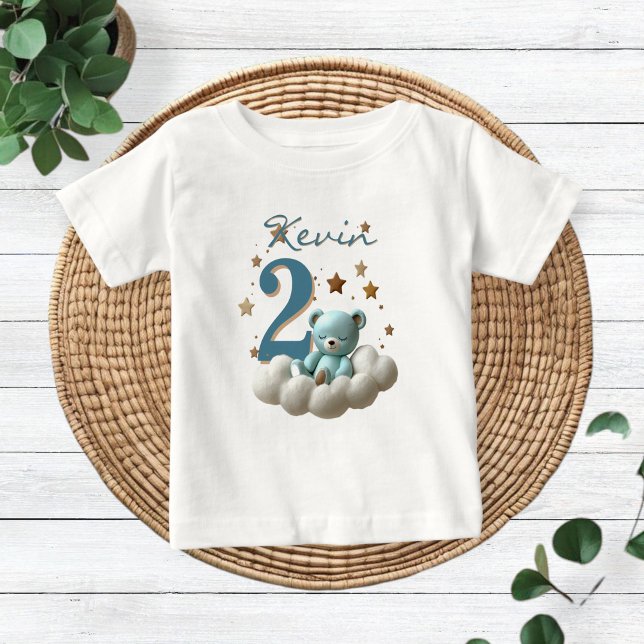tshirt bear birthday party t shirt (Skapare uppladdad)