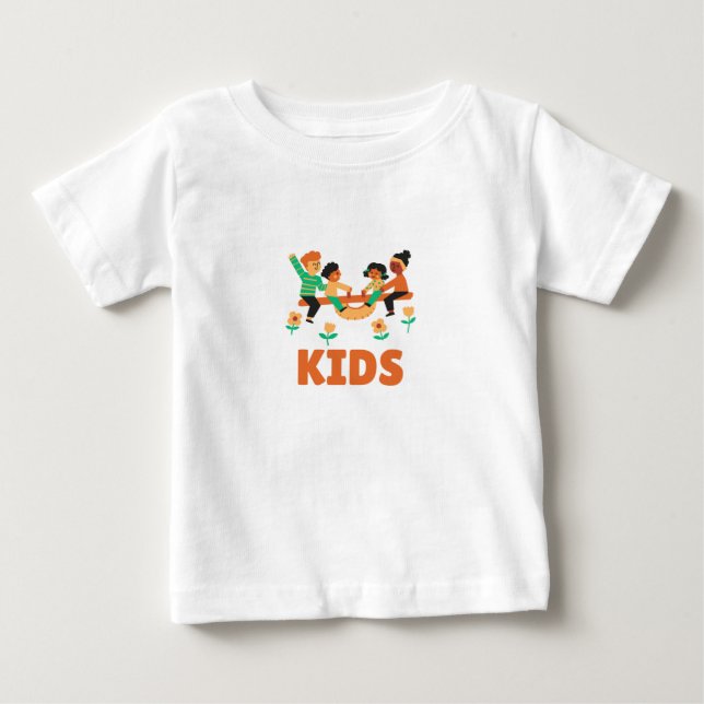 Tshirt bebis barn spel  t shirt (Framsida)