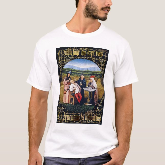TShirt: Bosch - Extraherar Galenhett stenblock Tröja (Framsida)