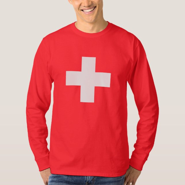 TShirt Croix Suisse T Shirt (Framsida)