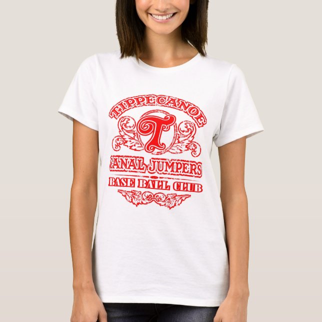 Tshirt (damer) - Retro logotyp T-shirt (Framsida)