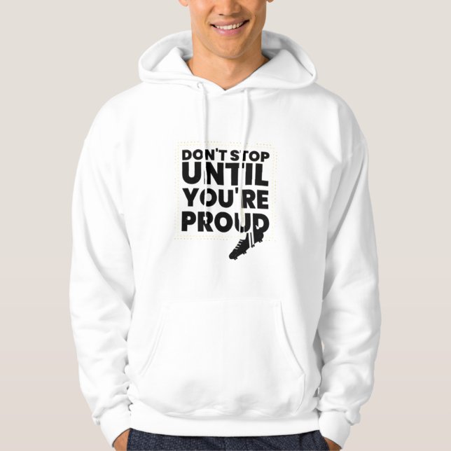 Tshirt Ditt Pride är din belöning Hoodie (Framsida)