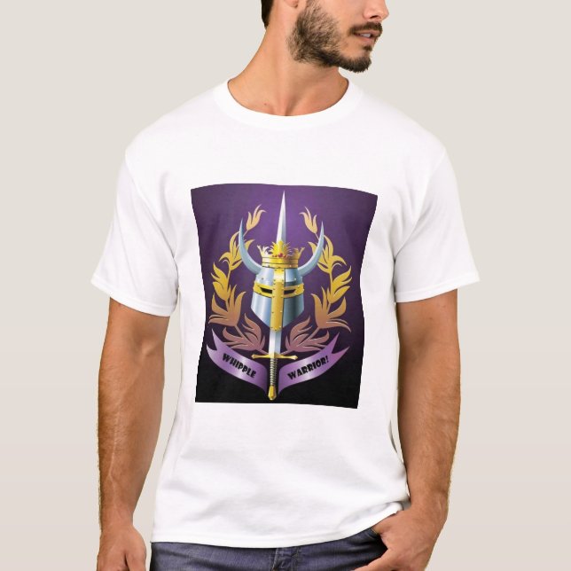TShirt "Dude " för Whipple krigarelogotyp, Tee (Framsida)