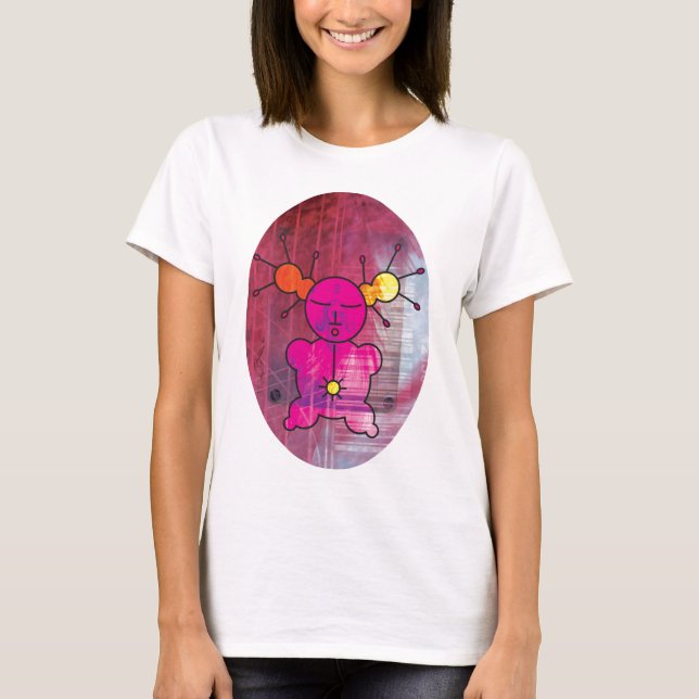 tshirt femme geisha space tee shirt (Framsida)