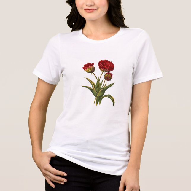 Tshirt - Flower T Shirt (Framsida)