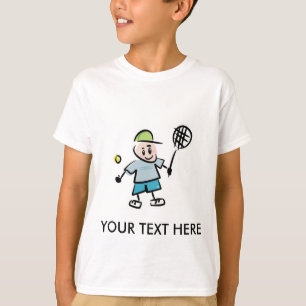 Tshirt för anpassadetennistecknad tee