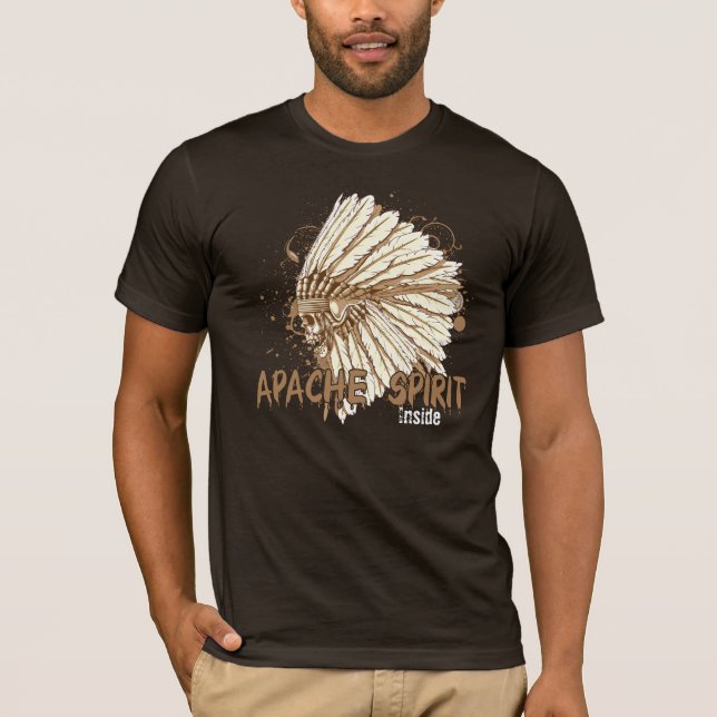 tshirt för apache andeinsida t shirt (Framsida)