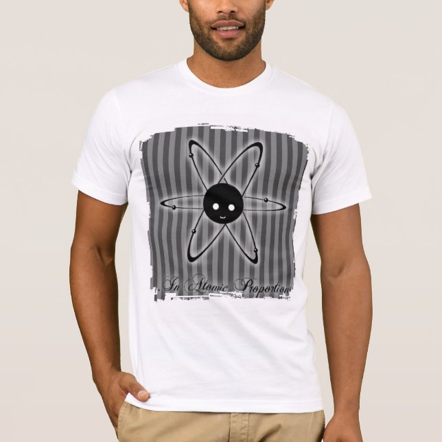 Tshirt för AtomlogotypGrunge 4 Tee Shirt (Framsida)