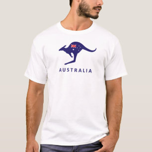 TSHIRT FÖR AUSTRALIEN KÄNGURUFLAGGA TEE SHIRT