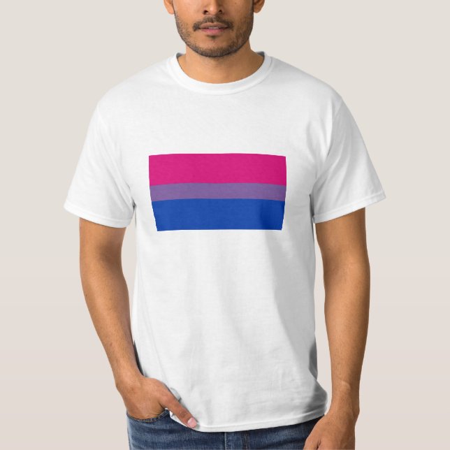 tshirt för biprideflagga t-shirt (Framsida)