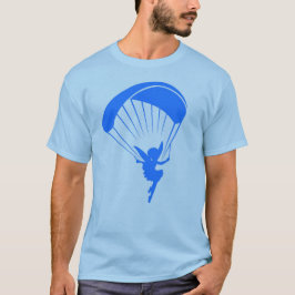 Tshirt för blåttParaglidingskälmskt naturväxen Tröja