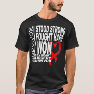 Tshirt för bypass-återställning av omslag på hjärt t shirt