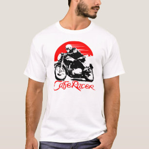 Tshirt för CafeRacermotorcykel Tee Shirt