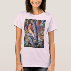 Tshirt för cederträWaxwingdamer T Shirt
