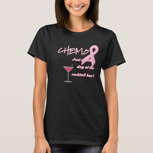 Tshirt för Chemo bröstcancermedvetenhet Tröja (Framsida)