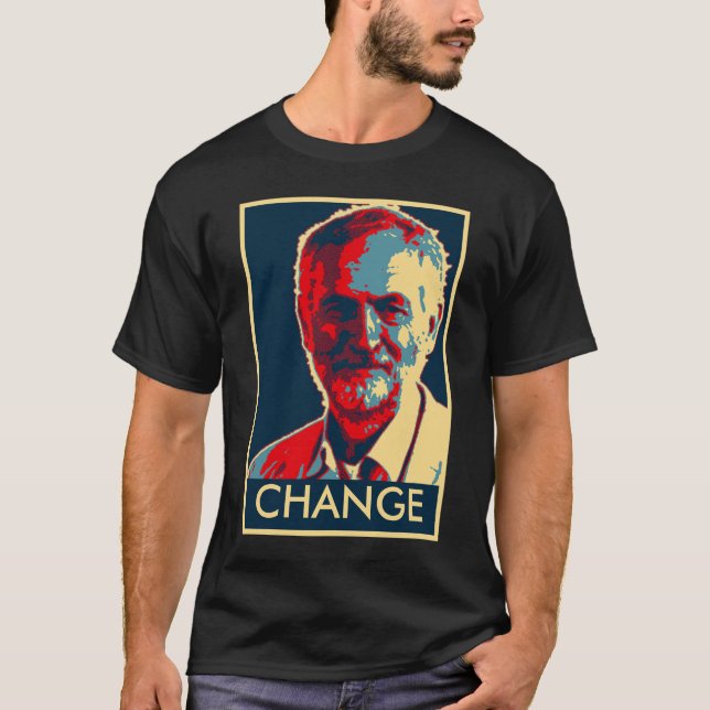 Tshirt för Corbyn arbetesupportrar Tee Shirt (Framsida)