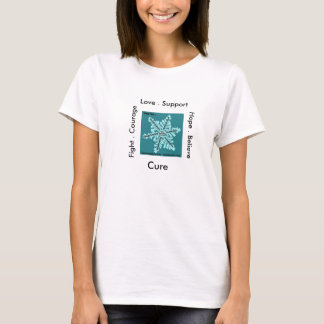 TShirt för damer för MyastheniaGravis medvetenhet T-shirt