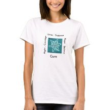 TShirt för damer för MyastheniaGravis medvetenhet