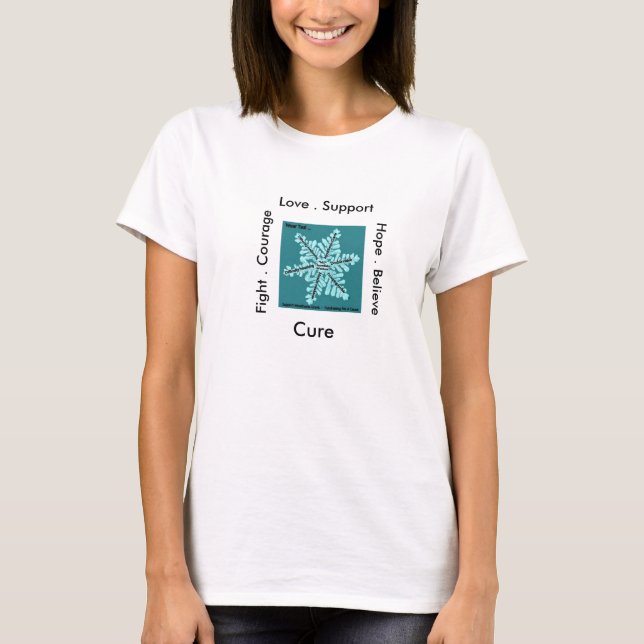 TShirt för damer för MyastheniaGravis medvetenhet Tröja (Framsida)